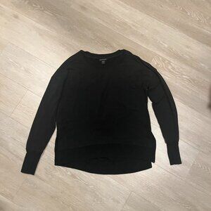 Athleta coaster luxe sweatshirt size small black